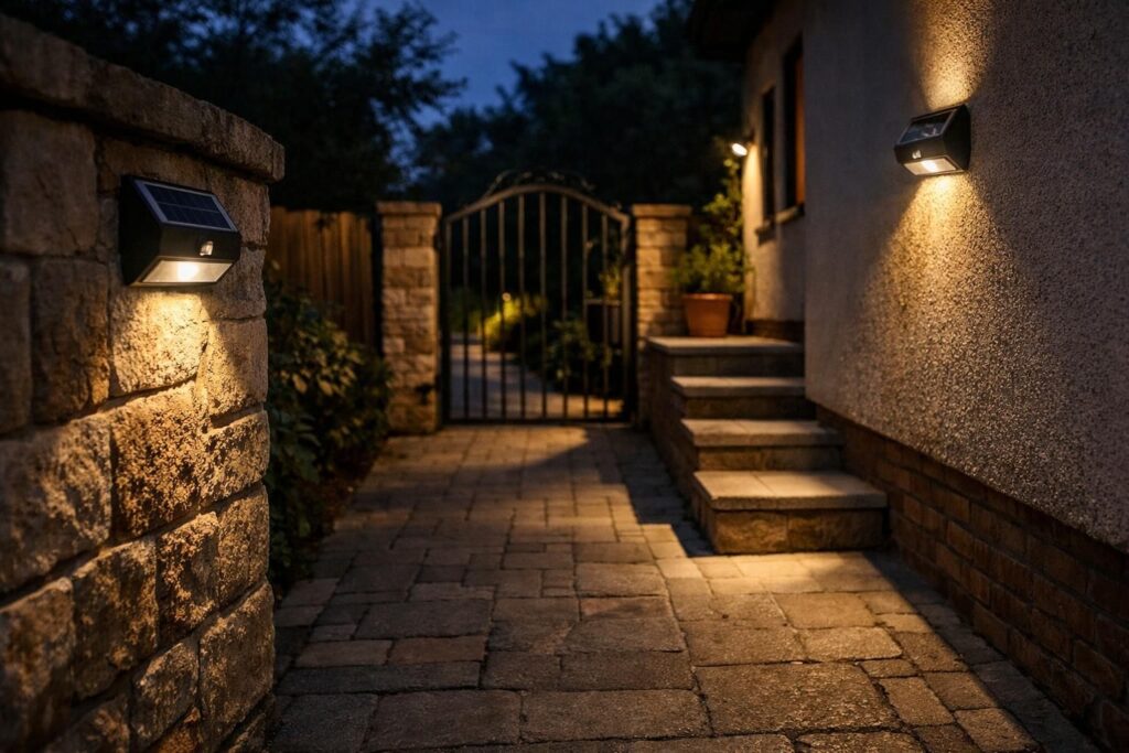 Image 2 - Zidne solarne lampe za dvorište: kako da izaberete model koji stvarno osvetljava