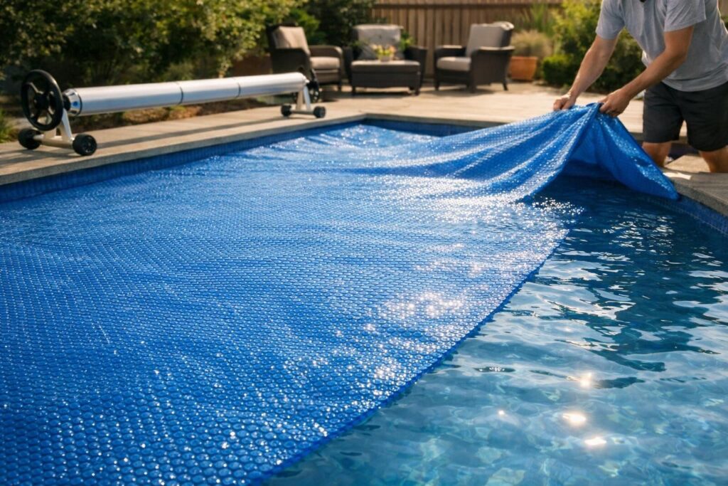Image 4 - Solarni prekrivač za bazen: kako da izabereš pravi i koristiš ga da uštediš vodu i toplotu